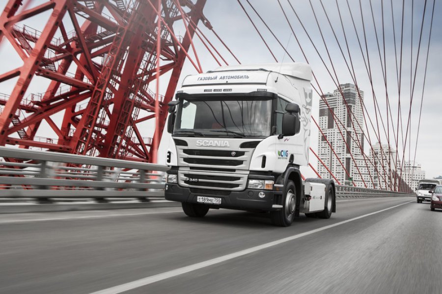 Продажи газовых грузовиков Scania выросли на 40%