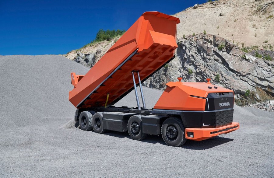 Scania создала полностью автономный тяжелый самосвал