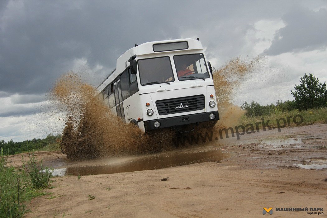 Новая модель автобуса МАЗ 131020 для африканских стран